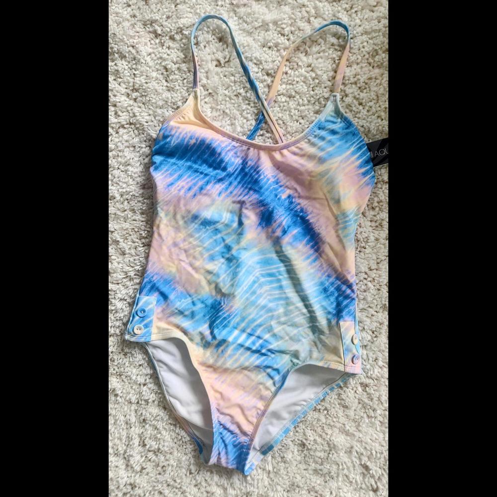 One piece swimsuit, classic bathing suit, M, Brand New